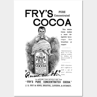 Fry's Cocoa - 1891 Vintage Advert Posters and Art